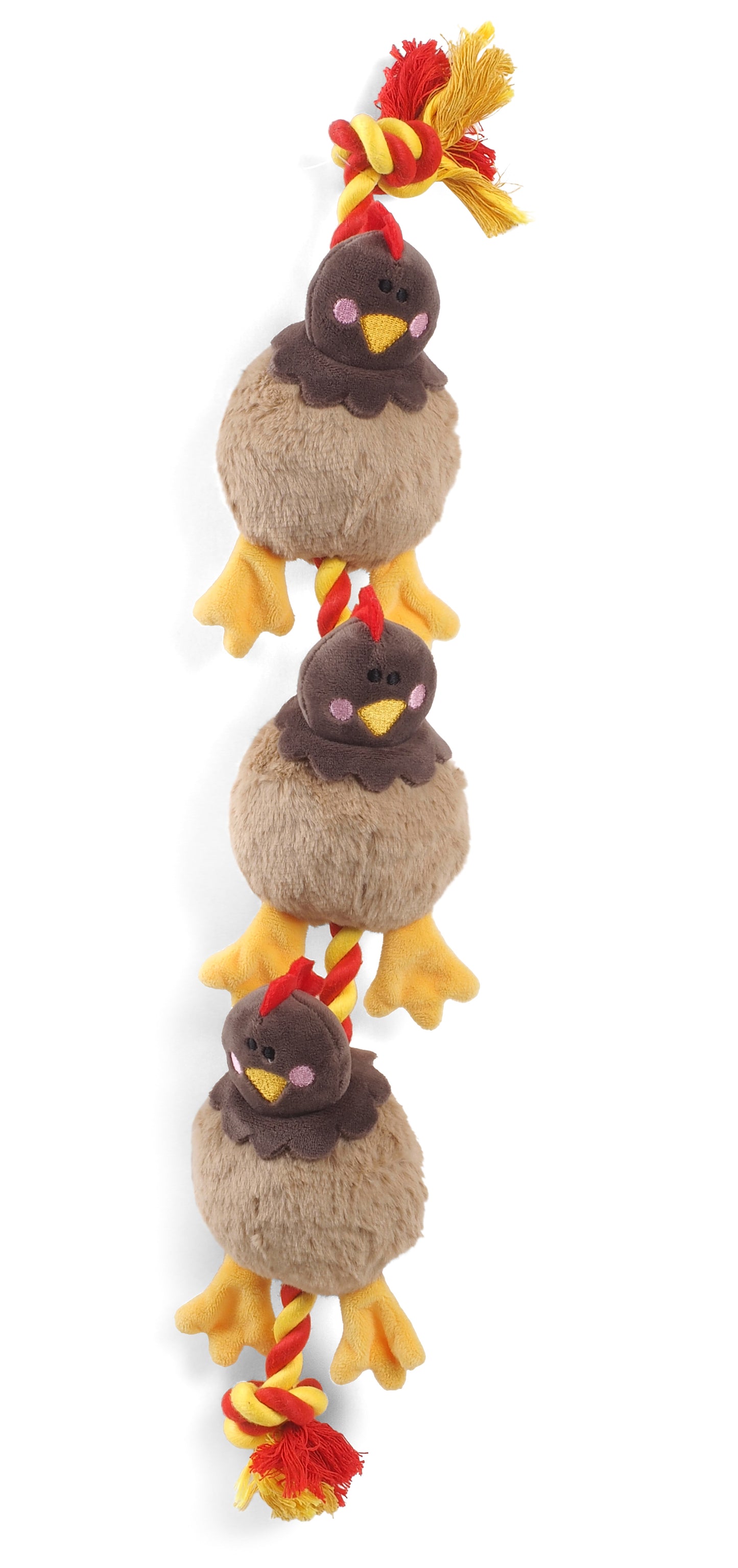 Teds Tugga Farm Squeaky Rope Toy - 3 Designs