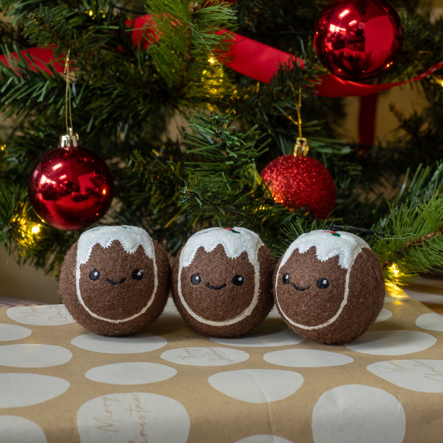 Teds 6.5cm PudPooch Tennis Balls, 3pk